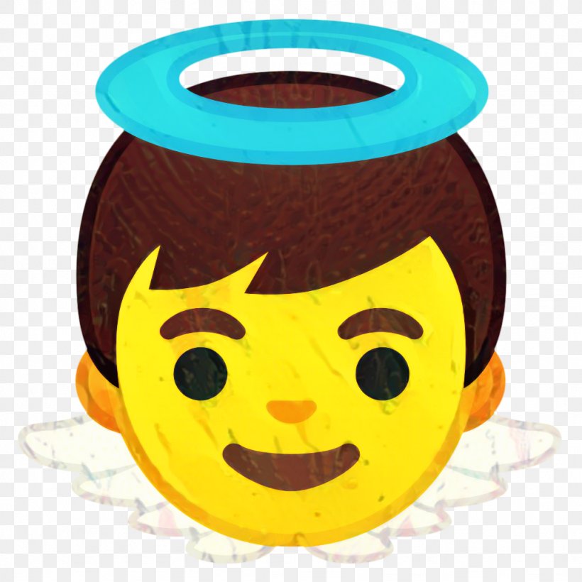 Happy Face Emoji, PNG, 1024x1024px, Emoji, Angel, Cartoon, Child, Emoticon Download Free