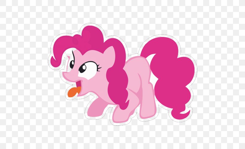 Pinkie Pie Rainbow Dash Twilight Sparkle My Little Pony, PNG, 500x500px, Watercolor, Cartoon, Flower, Frame, Heart Download Free