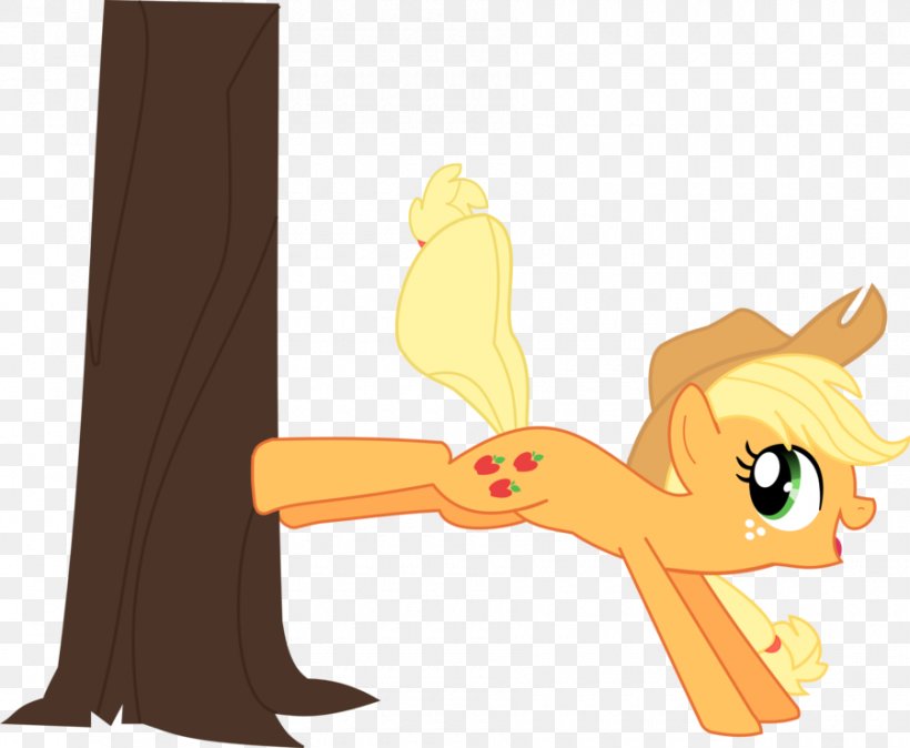 Applejack Tree Wood Horse, PNG, 900x740px, Applejack, Apple, Art, Carnivoran, Cartoon Download Free