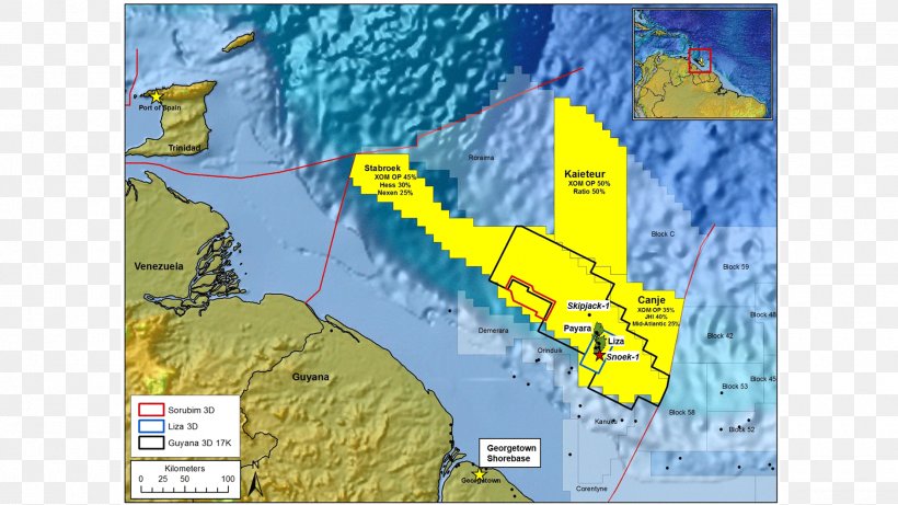 Guyana ExxonMobil Petroleum Hess Corporation, PNG, 1880x1058px, Guyana, Area, Atlas, Barrel Of Oil Equivalent, Ecoregion Download Free