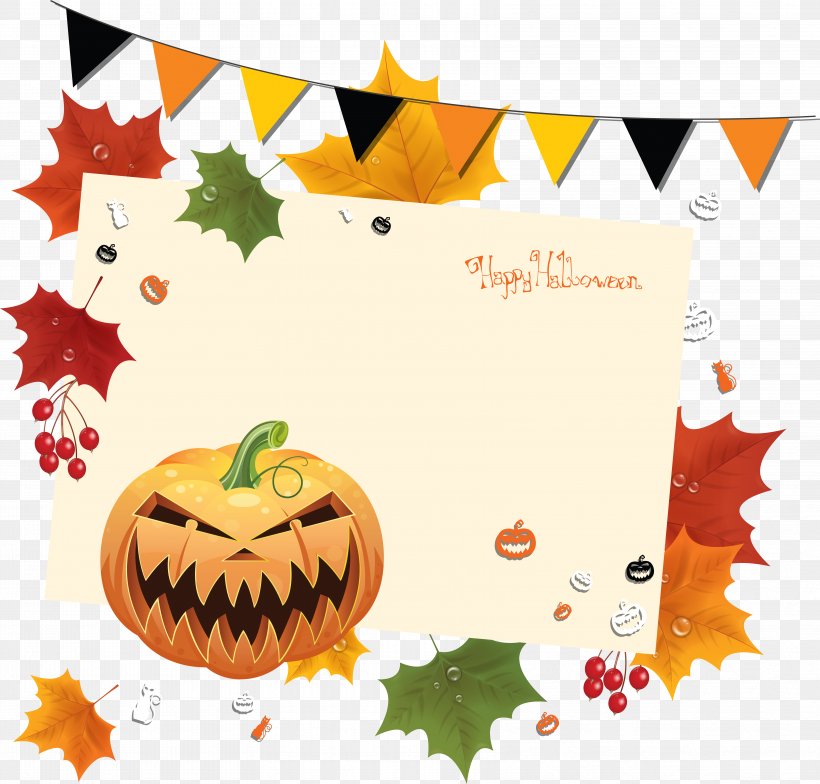 Halloween Card Pumpkin Clip Art, PNG, 6658x6371px, Halloween, Autumn, Calabaza, Food, Fruit Download Free