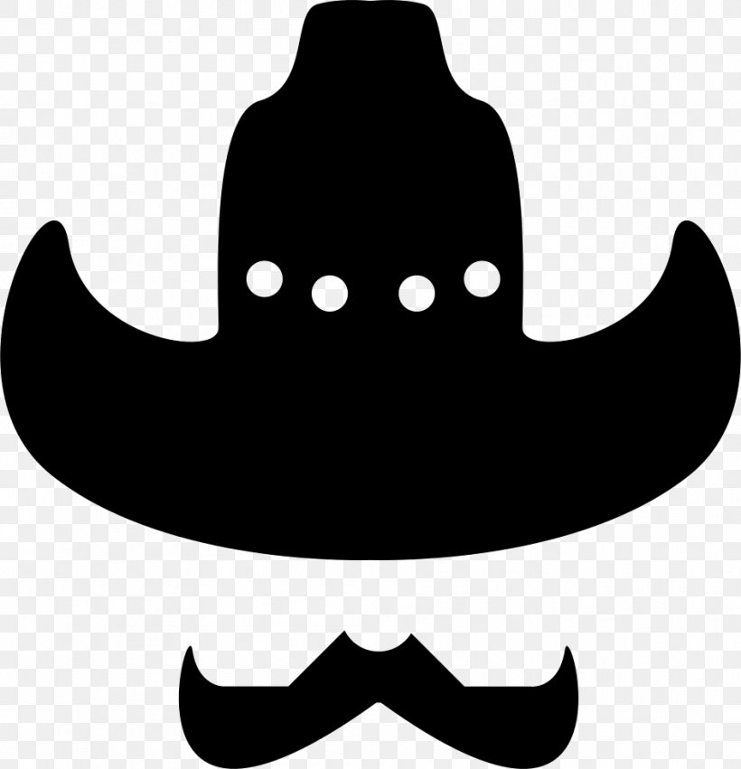 Cowboy Hat, PNG, 944x980px, Cowboy Hat, Black And White, Cowboy, Hat, Headgear Download Free