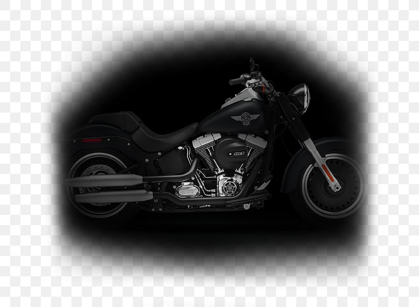 Harley-Davidson FLSTF Fat Boy Motorcycle Softail Suspension, PNG, 680x600px, Harleydavidson Flstf Fat Boy, Automotive Design, Automotive Exhaust, Automotive Lighting, Black And White Download Free