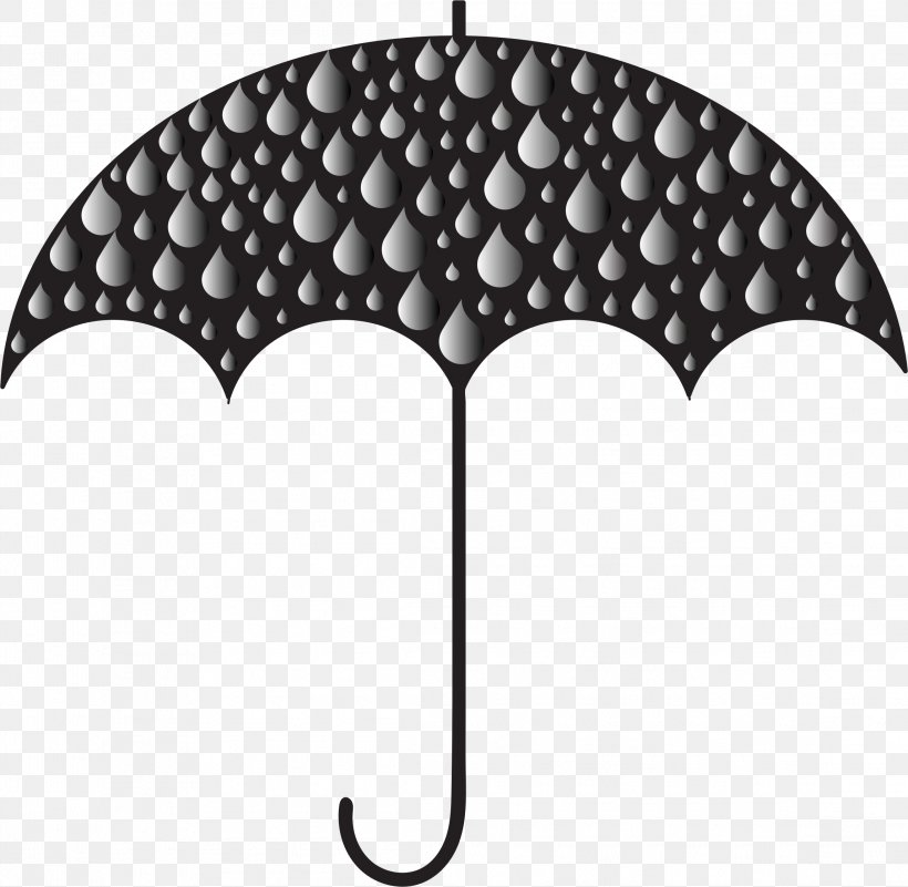 Umbrella Rain Drop Clip Art, PNG, 2292x2241px, Umbrella, Black, Black And White, Drop, Fashion Accessory Download Free
