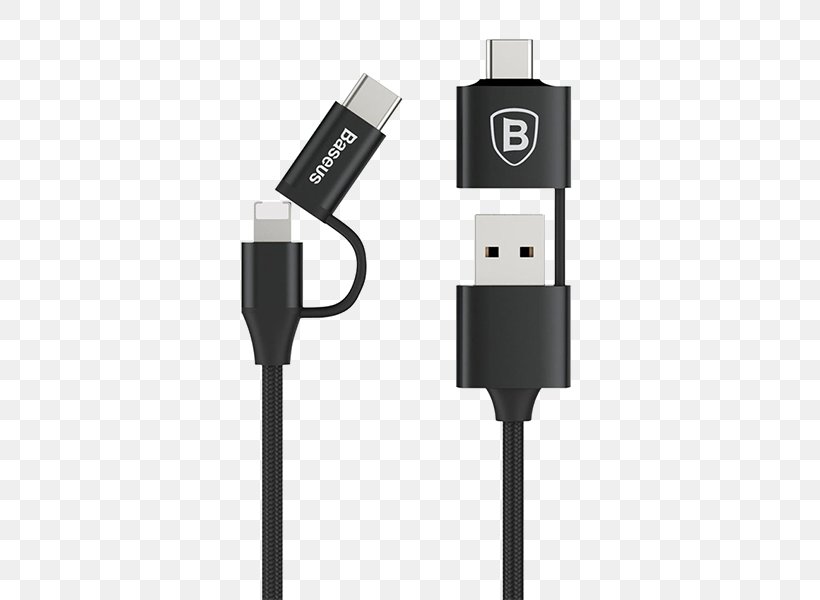 Battery Charger USB On-The-Go USB-C Electrical Cable, PNG, 600x600px, Battery Charger, Adapter, Apple, Cable, Data Cable Download Free