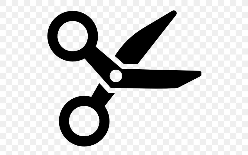 Scissors Hair-cutting Shears Clip Art, PNG, 512x512px, Scissors, Artwork, Black And White, Cutting, Cutting Hair Download Free