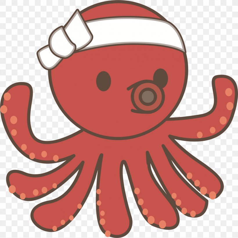 Octopus Sashimi Clip Art, PNG, 2397x2400px, Octopus, Animal, Artwork, Cartoon, Cephalopod Download Free