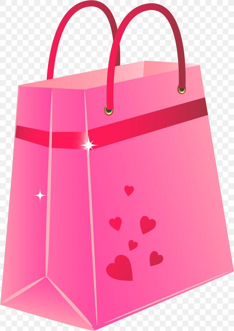 Shopping Bags & Trolleys Clip Art, PNG, 3040x4286px, Bag, Brand, Handbag, Magenta, Packaging And Labeling Download Free