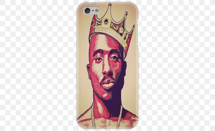 Tupac Shakur T-shirt Biggie & Tupac Thug Life Drawing, PNG, 500x500px, Watercolor, Cartoon, Flower, Frame, Heart Download Free