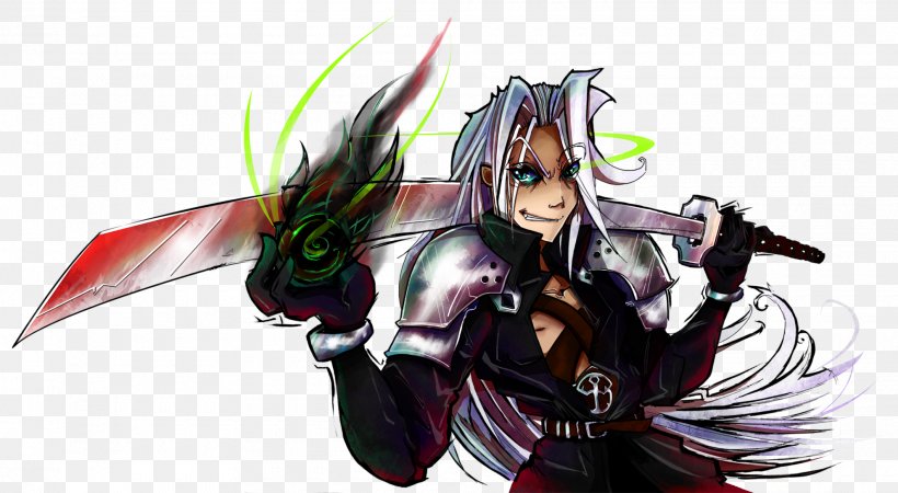 Artist DeviantArt Sephiroth Work Of Art, PNG, 1980x1088px, Watercolor, Cartoon, Flower, Frame, Heart Download Free