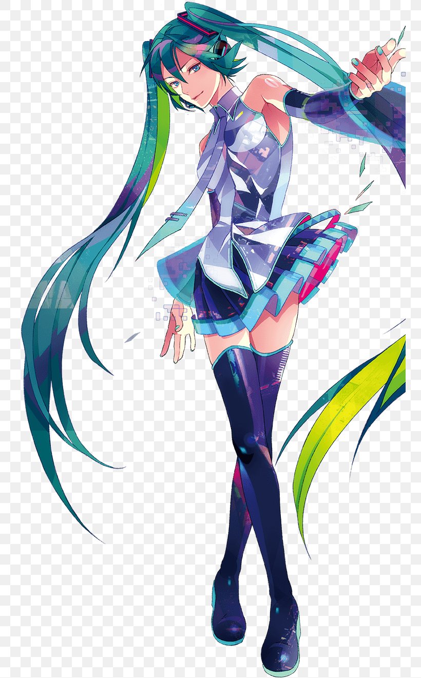 Hatsune Miku: Project DIVA F 2nd Vocaloid Crypton Future Media, PNG, 760x1321px, Watercolor, Cartoon, Flower, Frame, Heart Download Free