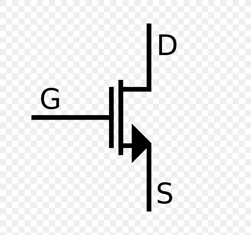 Power MOSFET Field-effect Transistor Semiconductor Device, PNG, 768x768px, Mosfet, And Gate, Area, Bipolar Junction Transistor, Black Download Free