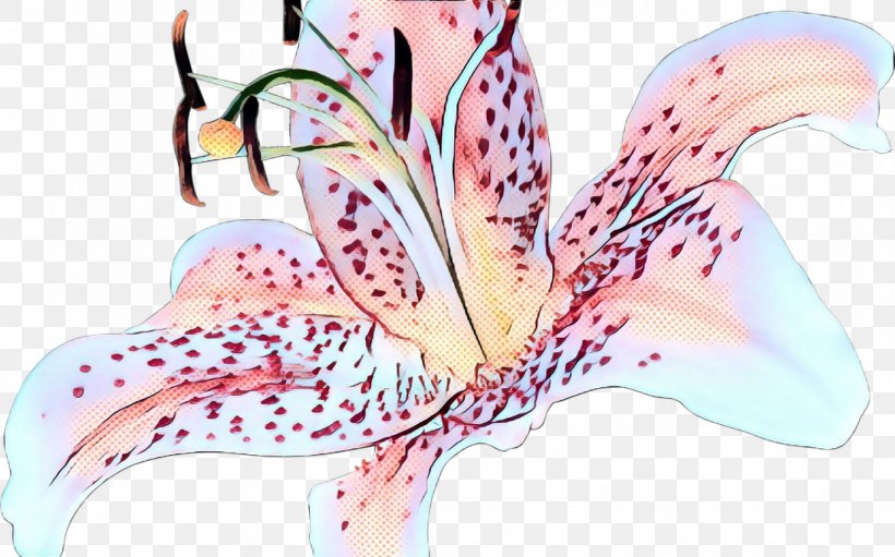 Lily Tiger Lily Pink Plant Flower, PNG, 1368x854px, Pop Art, Flower, Lily, Lily Family, Pink Download Free