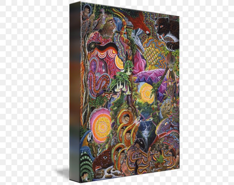 The Ayahuasca Visions Of Pablo Amaringo Painting Visionary Art, PNG, 451x650px, Ayahuasca Visions Of Pablo Amaringo, Art, Ayahuasca, Ayahuasca Visions, Emek Download Free