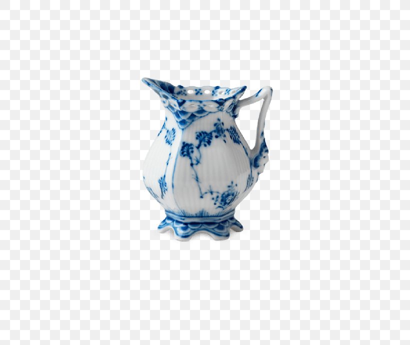 Royal Copenhagen Musselmalet Porcelain Creamer Pitcher, PNG, 690x690px, Royal Copenhagen, Arnold Krog, Blue And White Porcelain, Ceramic, Creamer Download Free