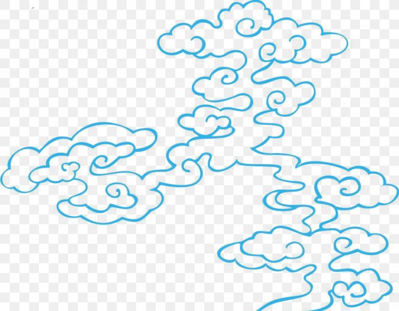 China Cloud Line, PNG, 941x733px, China, Area, Black And White, Blue, Chinoiserie Download Free