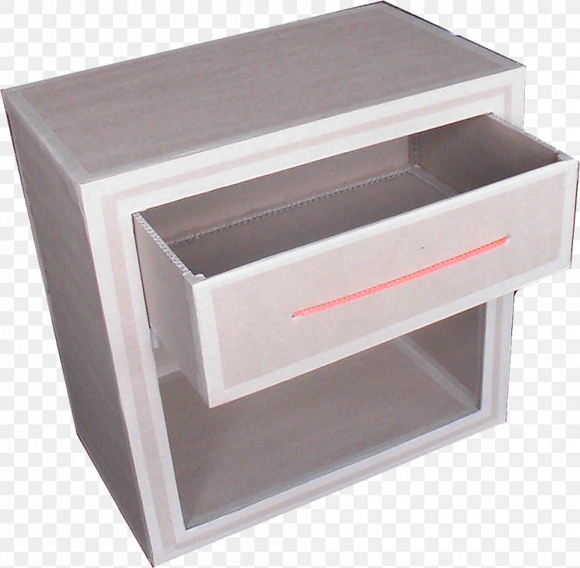 Drawer Bedside Tables Cardboard Furniture Corrugated Fiberboard, PNG, 999x979px, Drawer, Bedside Tables, Cardboard, Cork, Corrugated Fiberboard Download Free