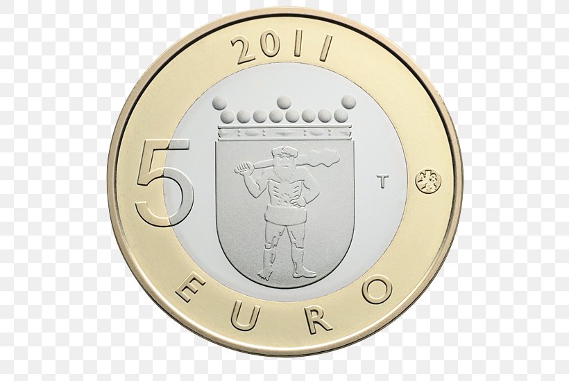 Finland Bi-metallic Coin 5 Euro Note, PNG, 550x550px, 2 Euro Coin, 5 Cent Euro Coin, 5 Euro Note, Finland, Bimetallic Coin Download Free