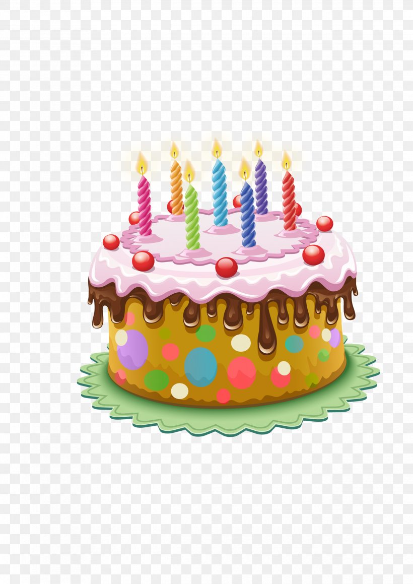Birthday Cake Tart Cream Cupcake Clip Art, PNG, 2480x3508px, Birthday Cake, Baked Goods, Baking, Birthday, Buttercream Download Free