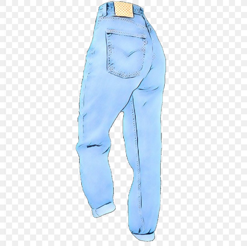 Clothing Jeans Blue Denim Trousers, PNG, 2048x2045px, Pop Art, Active Pants, Blue, Clothing, Denim Download Free