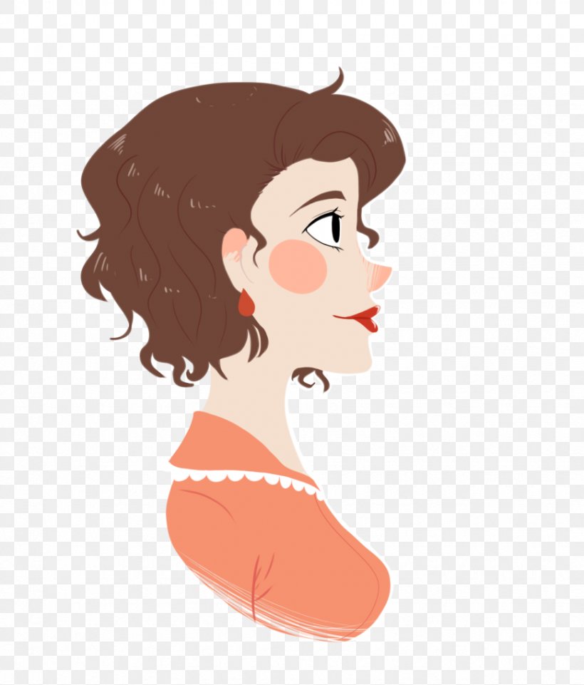Nose Cheek Woman Clip Art, PNG, 870x1020px, Watercolor, Cartoon, Flower, Frame, Heart Download Free
