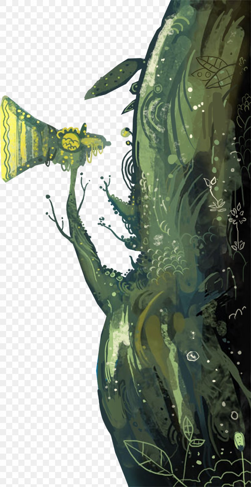 Watercolor Painting Fukei Landscape Painting Illustration, PNG, 952x1845px, Watercolor Painting, Animation, Art, Cartoon, Costume Design Download Free