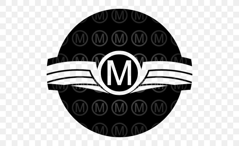 Brand Logo Font Pattern Black M, PNG, 500x500px, Brand, Black, Black And White, Black M, Emblem Download Free