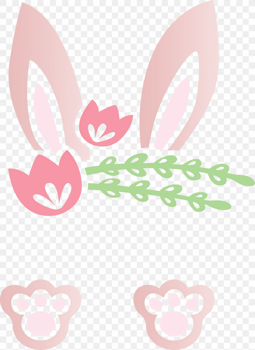 Easter Bunny Easter Day Cute Rabbit, PNG, 2189x3000px, Easter Bunny, Cute Rabbit, Easter Day, Heart, Pink Download Free
