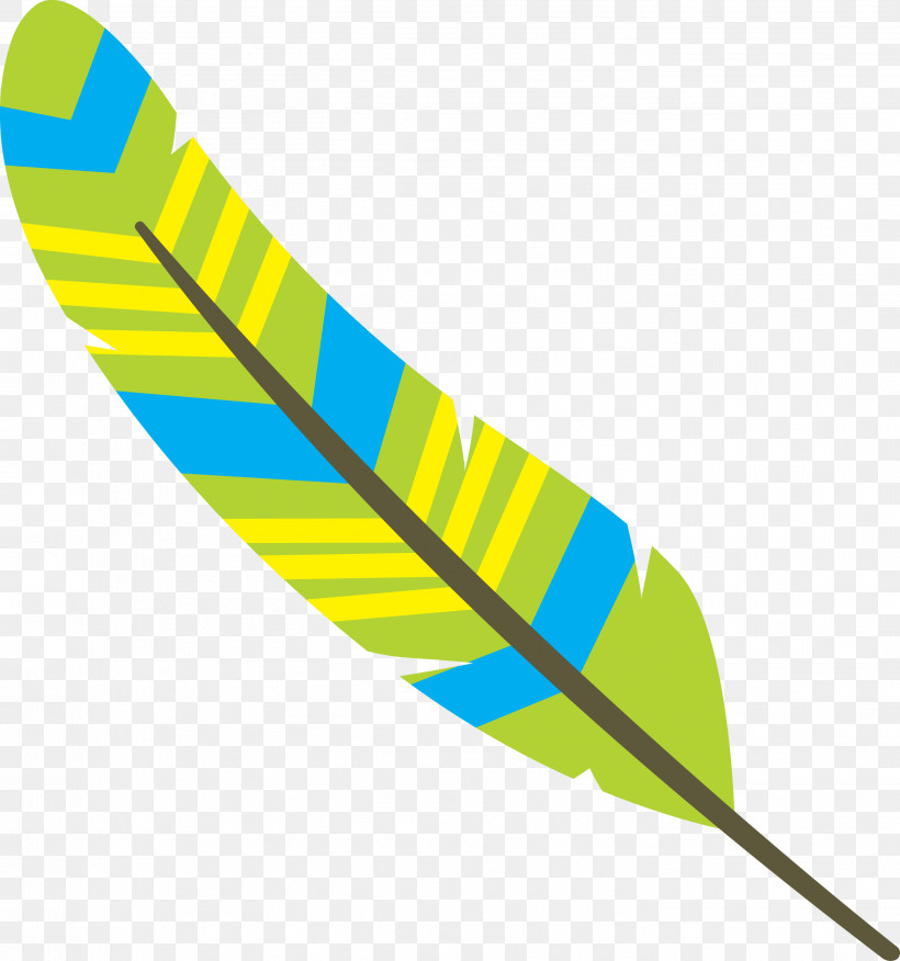 Leaf Line Angle Yellow Meter, PNG, 2806x3000px, Cartoon Feather, Angle, Biology, Leaf, Line Download Free