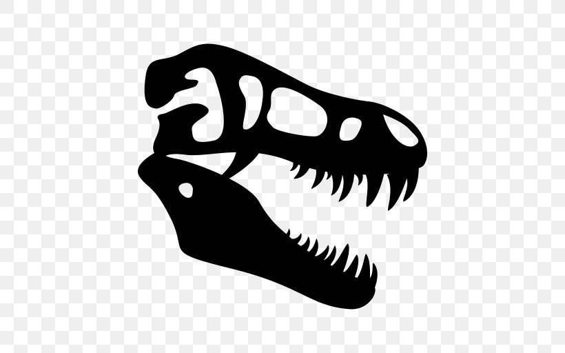 Tyrannosaurus ARK: Survival Evolved Allosaurus Triceratops Dinosaur, PNG, 512x512px, Tyrannosaurus, Allosaurus, Apatosaurus, Ark Survival Evolved, Black And White Download Free