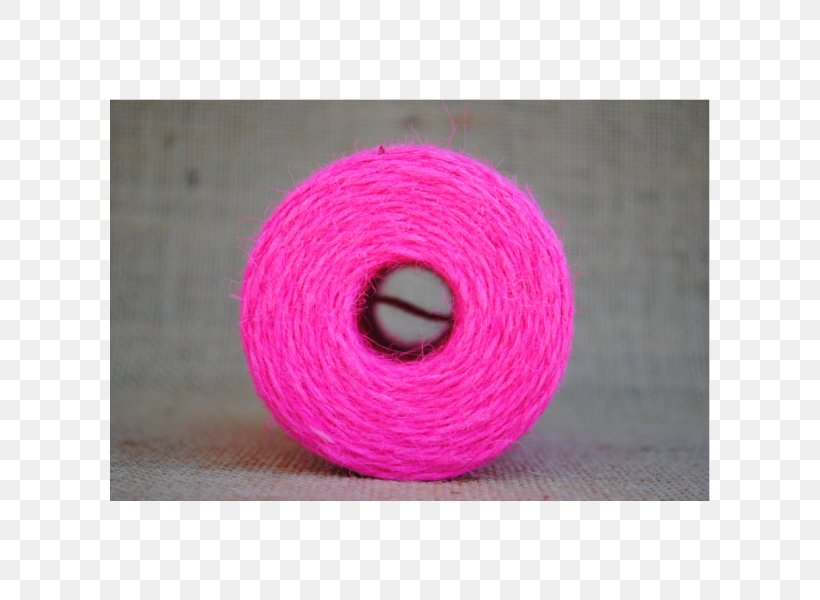 Yarn Wool Rope Thread Twine, PNG, 600x600px, Yarn, Magenta, Material, Neon, Pink Download Free