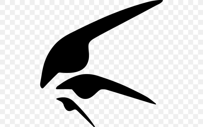 Beak Water Bird Silhouette Clip Art, PNG, 512x512px, Beak, Bird, Black, Black And White, Leaf Download Free
