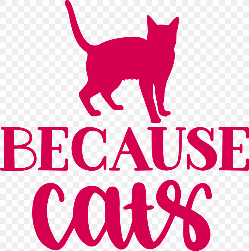 Because Cats, PNG, 2970x3000px, Cat, Dog, Line, Logo, Science Download Free