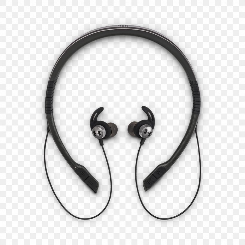 Harman Under Armour Sport Wireless Heart Rate JBL Under Armour Headphones Freestanding UAWIRELESSB Black JBL Under Armour Headphones Freestanding UAWIRELESSB Black, PNG, 960x960px, Headphones, Audio, Audio Equipment, Black And White, Ear Download Free