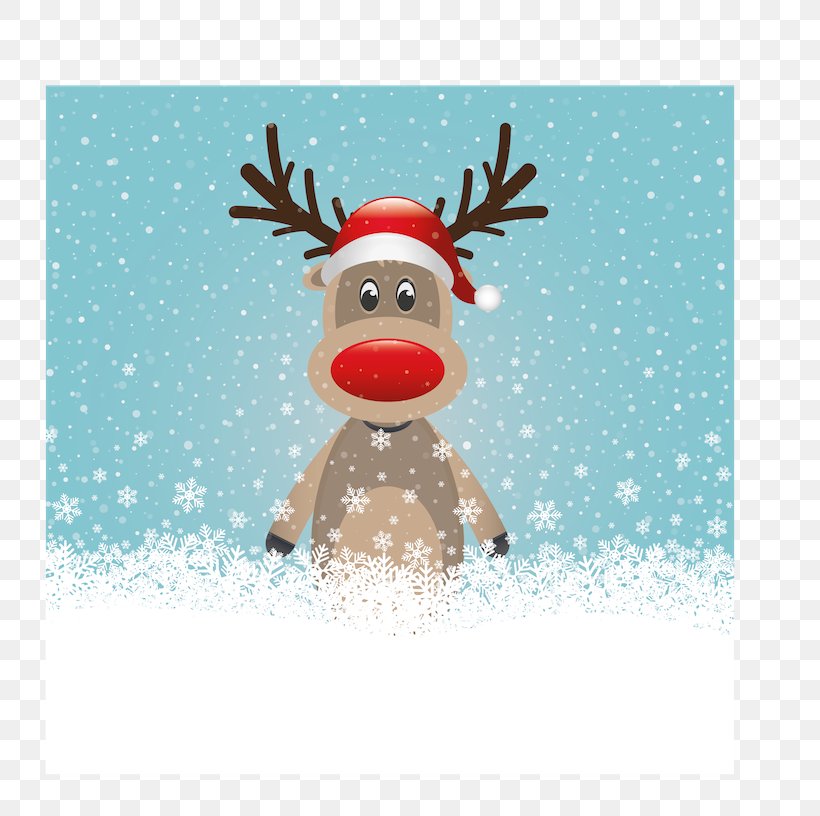 Santa Claus Rudolph Reindeer Stock Photography Christmas Day, PNG, 800x816px, Watercolor, Cartoon, Flower, Frame, Heart Download Free
