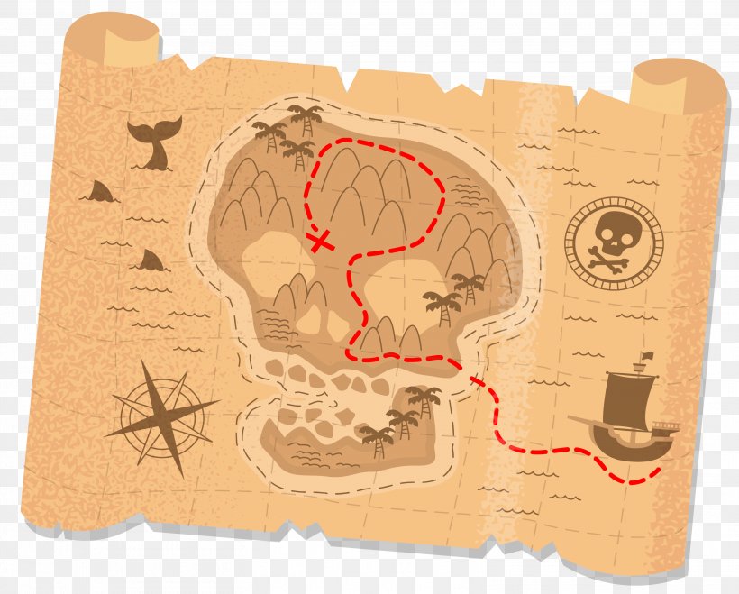Treasure Map Euclidean Vector, PNG, 3119x2509px, Watercolor, Cartoon, Flower, Frame, Heart Download Free