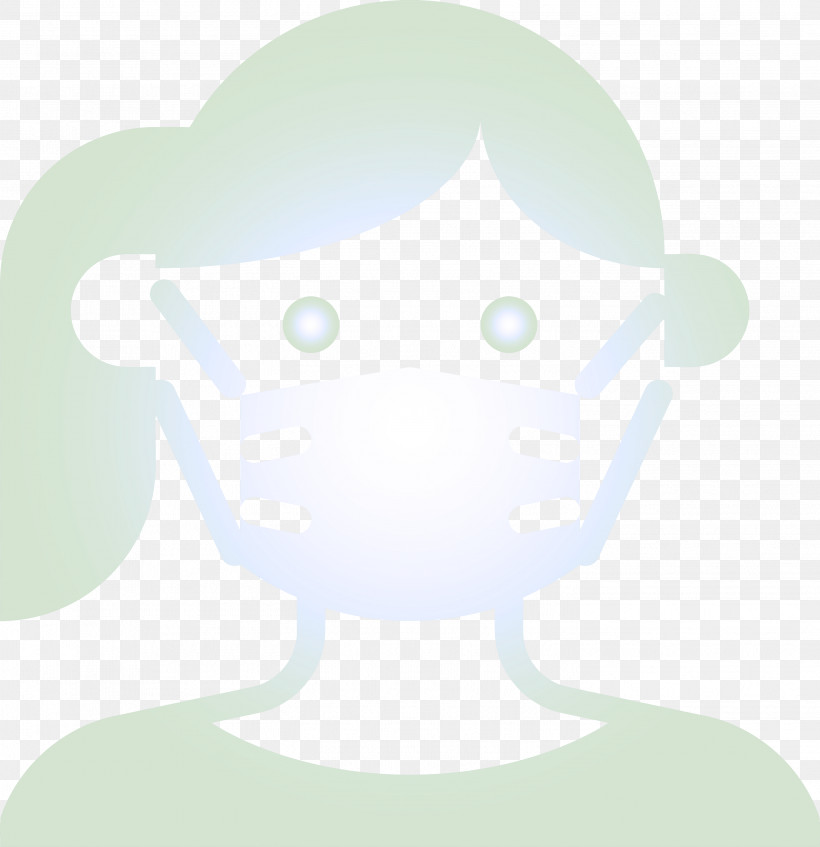 Wearing Mask, PNG, 2901x3000px, Wearing Mask, Animation, Cartoon, Face, Green Download Free