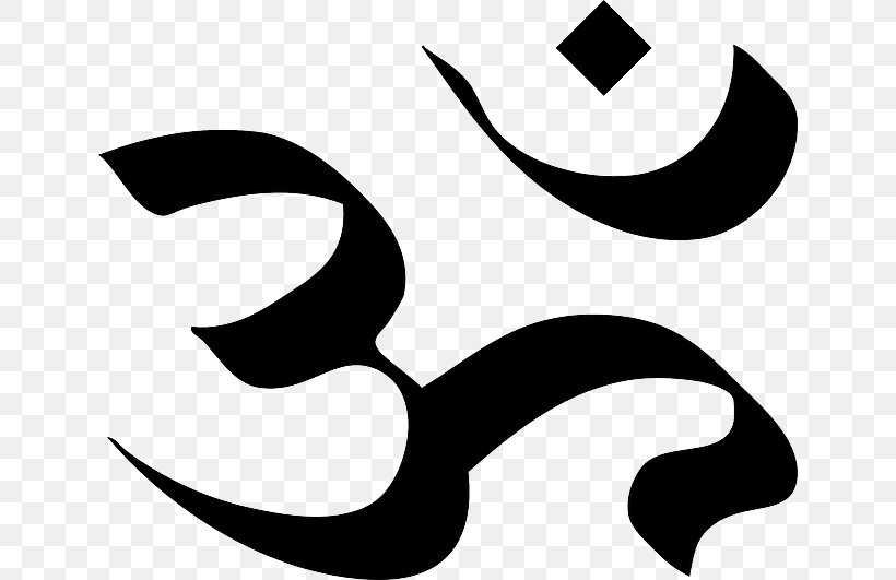 Ganesha Hinduism Om Symbol Religion, PNG, 640x531px, Ganesha, Artwork, Black, Black And White, Brahma Download Free