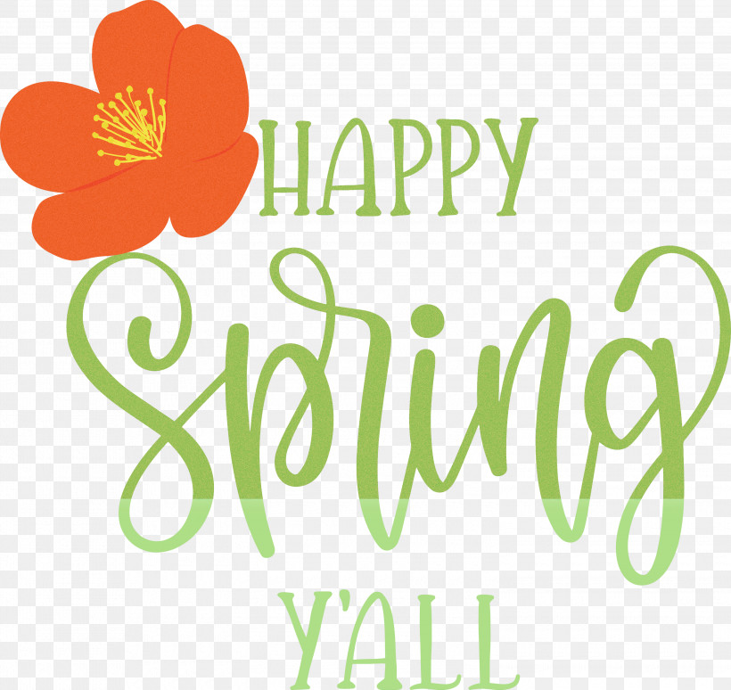 Happy Spring Spring, PNG, 3000x2832px, Happy Spring, Floral Design, Flower, Logo, Quotation Download Free