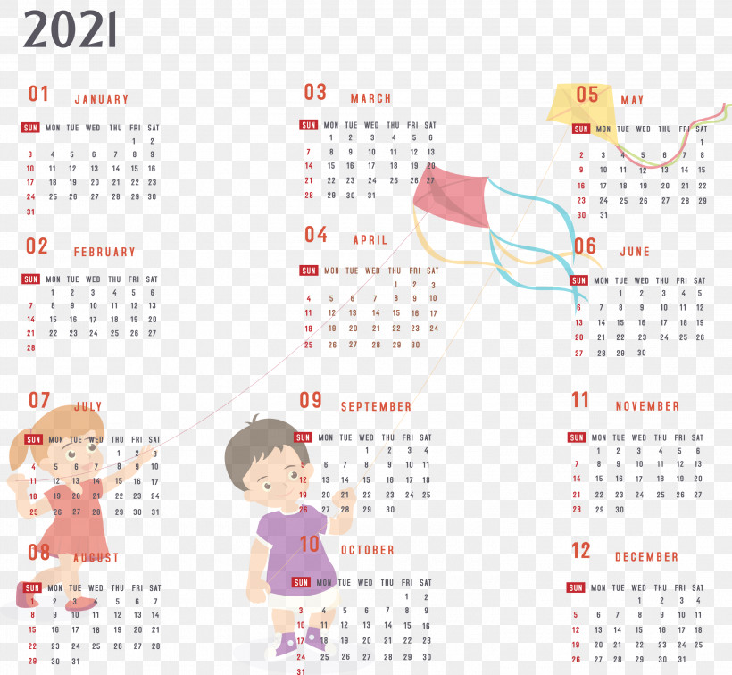 Year 2021 Calendar Printable 2021 Yearly Calendar 2021 Full Year Calendar, PNG, 3000x2767px, 2021 Calendar, Year 2021 Calendar, Calendar System, Geometry, Line Download Free