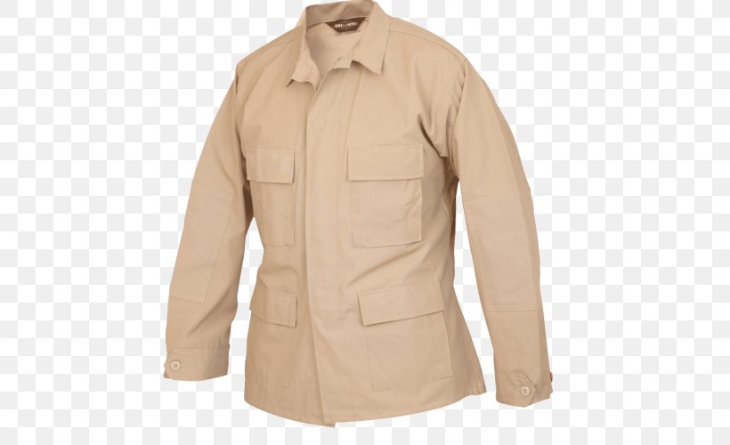 Battle Dress Uniform Sleeve Coat Battledress, PNG, 500x500px, Battle Dress Uniform, Army Combat Uniform, Battledress, Beige, Button Download Free