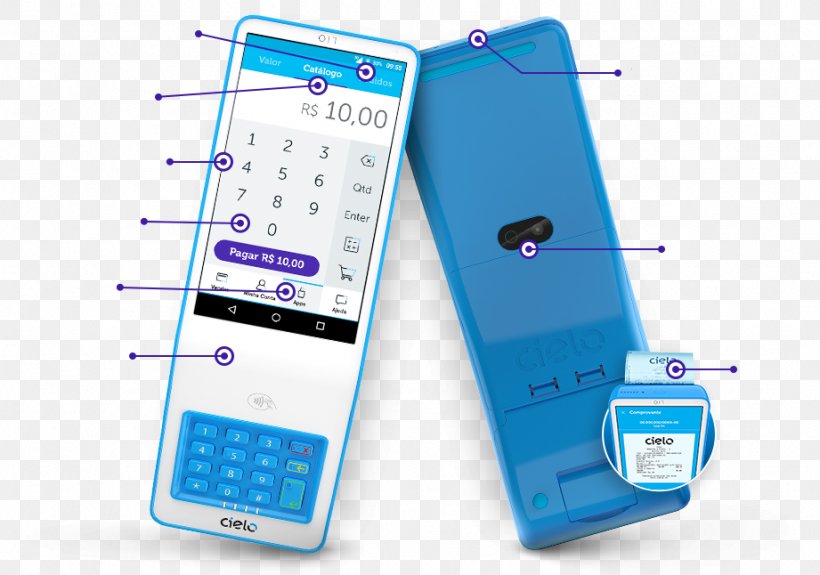 Cielo S.A. Feature Phone Payment Terminal Rede S.A., PNG, 921x646px, Cielo Sa, Business, Cellular Network, Communication, Credit Card Download Free