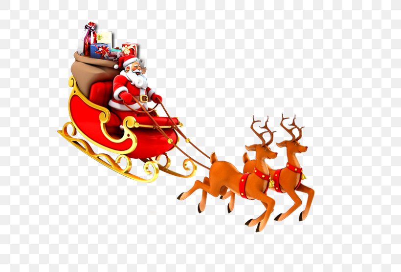 Santa Claus Reindeer Christmas, PNG, 734x557px, Santa Claus, Art, Cartoon, Christmas, Christmas Decoration Download Free