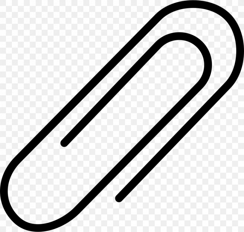 Paper Clip Email Attachment, PNG, 980x932px, Paper, Auto Part, Black And White, Document, Email Attachment Download Free
