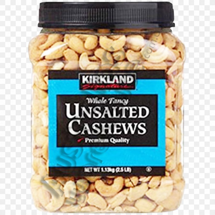 Kirkland Roasted Cashews Mixed Nuts, PNG, 1000x1000px, Kirkland, Almond, Breakfast Cereal, Cashew, Costco Download Free