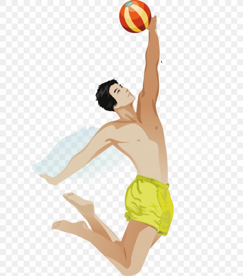 Volleyball Euclidean Vector, PNG, 1236x1404px, 3d Computer Graphics, Volleyball, Arm, Ball, Drawing Download Free