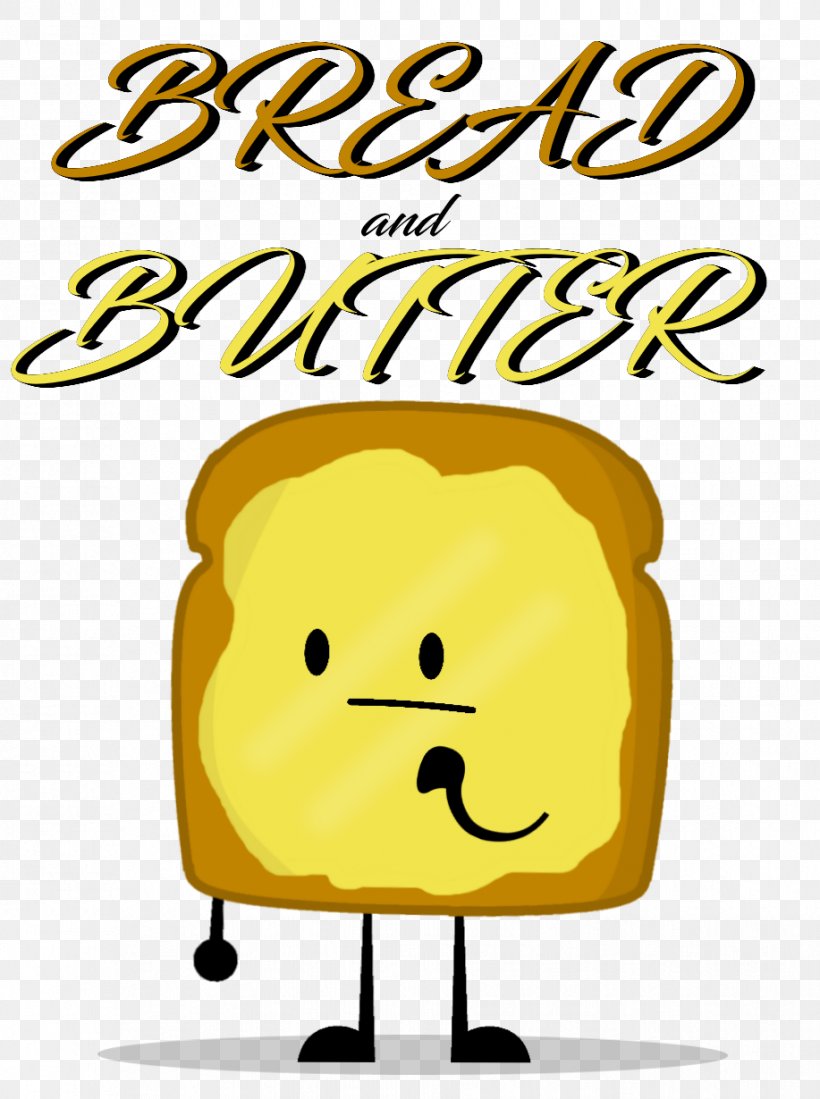 Toast With Butter Cartoon