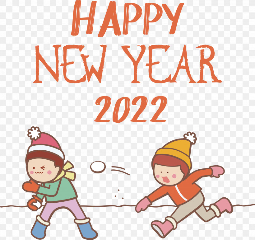 2022 New Year Happy New Year 2022, PNG, 3000x2824px, Christmas Day, Behavior, Cartoon, Character, Happiness Download Free