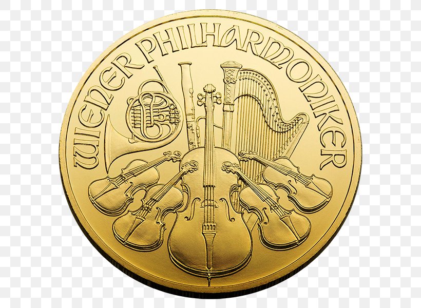 Austrian Silver Vienna Philharmonic Gold As An Investment Bullion Coin, PNG, 600x600px, Vienna Philharmonic, Austrian Mint, Austrian Silver Vienna Philharmonic, Brass, Bullion Download Free