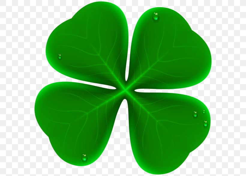 Four-leaf Clover Shamrock Clip Art, PNG, 600x586px, Fourleaf Clover, Art, Clover, Green, Leaf Download Free